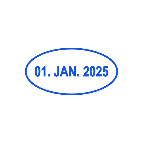 Online date stamp template maker stamp mockup №25870, type: date stamp